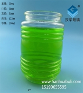 570ml出口玻璃蜡烛密封罐