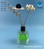 80ml小口正方形玻璃香薰分装瓶