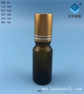 10ml茶色玻璃滚珠精油分装瓶