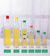 长方形橄榄油玻璃瓶