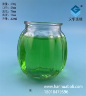 200ml南瓜玻璃蜡烛杯